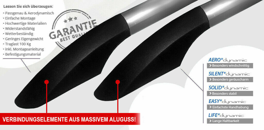 Dachreling Toyota Proace City L1 Kurz Ab 2018 Aluminium | ABE
