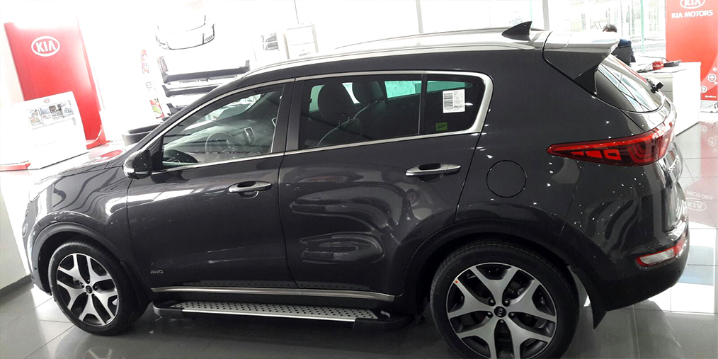 Trittbretter Kia Sportage Ab Bj 2015 Alu V Edition Mit