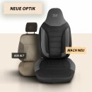 Sitzbez&uuml;ge passend f&uuml;r Aguti Sitze Wohnmobil (Schwarz-Grau) Pilot 4.10