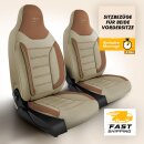 Sitzbez&uuml;ge (Pilot) passend f&uuml;r Toyota Verso-S (Beige-Braun) 4.9
