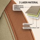 Sitzbez&uuml;ge (Pilot) passend f&uuml;r Toyota Verso-S (Beige-Braun) 4.9