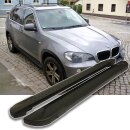 Trittbretter passend f&uuml;r BMW X5 ab 02/2006-06/2013 (Model: ALMO, Farbe: Schwarz) mit ABE