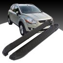 Trittbretter passend f&uuml;r Ford Kuga ab 03/2008-12/2012 (Model: ALMO, Farbe: Schwarz) mit ABE