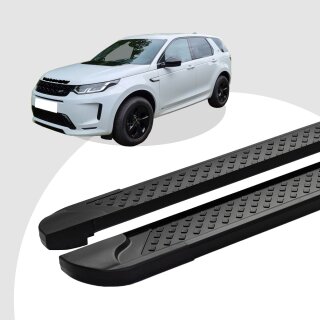 Trittbretter passend für Land Rover Discovery Sport ab 11/2014 (Model: ALMO, Farbe: Schwarz) ABE