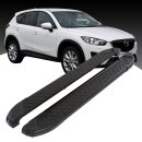 Trittbretter passend f&uuml;r Mazda CX-5 ab 11/2011-03/2017 (Model: ALMO, Farbe: Schwarz) mit ABE