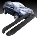 Trittbretter passend f&uuml;r Toyota Rav 4 ab 06/2005-12/2013 (Model: ALMO, Farbe: Schwarz) mit ABE