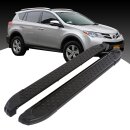 Trittbretter passend f&uuml;r Toyota Rav 4 ab 12/2012-12/2018 (Model: ALMO, Farbe: Schwarz) mit ABE