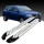 Trittbretter passend für Dacia Stepway ab 10/2012 (Model: ALMO, Farbe: Silber) mit ABE