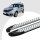 Trittbretter passend für Fiat Doblo ab 11/2009 (Model: ALMO, Farbe: Silber) mit ABE