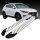 Trittbretter passend für Hyundai Tucson ab 05/2015-2020 (Model: ALMO, Farbe: Silber) mit ABE