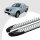 Trittbretter passend für Nissan Navara ab 10/2004-12/2015 (Model: ALMO, Farbe: Silber) mit ABE