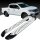 Trittbretter passend für Nissan Navara ab 10/2004-12/2015 (Model: ALMO, Farbe: Silber) mit ABE