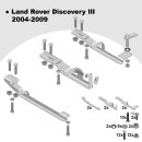 Trittbretter passend f&uuml;r Land Rover Discovery 3 ab 2004-2009 (Model: SOMA, Farbe: Silber) ABE