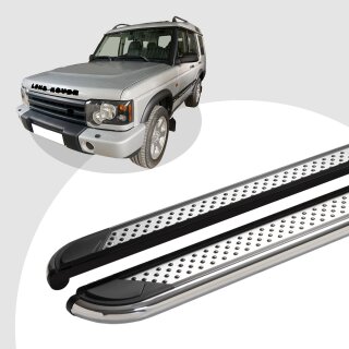 Trittbretter passend für Land Rover Discovery 3 ab 2004-2009 (Model: MYDO, Farbe: Chrom) mit ABE