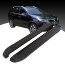 Trittbretter passend f&uuml;r Kia Sportage ab 2015 - 2021 (Model: SOMA, Farbe: Schwarz) mit ABE