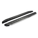Trittbretter passend f&uuml;r Subaru Outback ab 10/2014 (Model: NEWS, Farbe: Silber)