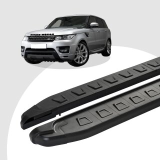 Trittbretter passend für Land Range Rover Sport 11/2014 (Model: NEWS, Farbe: Schwarz) mit ABE