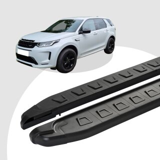 Trittbretter passend für Land Rover Discovery Sport ab 11/2014 (Model: NEWS, Farbe: Schwarz) ABE