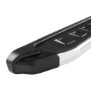 Trittbretter passend f&uuml;r Jeep Grand Cherokee ab 10/2004-10/2011 (Model: NEWS, Farbe: Silber)