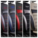 Sitzbez&uuml;ge passend f&uuml;r f&uuml;r Toyota Urban Cruiser (Schwarz-Rot)