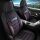 Sitzbezüge passend für für Volvo V60 (Schwarz-Rot)