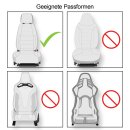 Sitzbez&uuml;ge passend f&uuml;r f&uuml;r Seat Exeo (Schwarz-Grau)