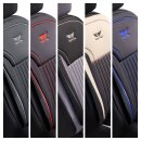 Sitzbez&uuml;ge passend f&uuml;r f&uuml;r Peugeot Expert (Schwarz-Rot)