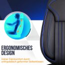 Sitzbez&uuml;ge passend f&uuml;r f&uuml;r Seat Leon (Schwarz-Blau)