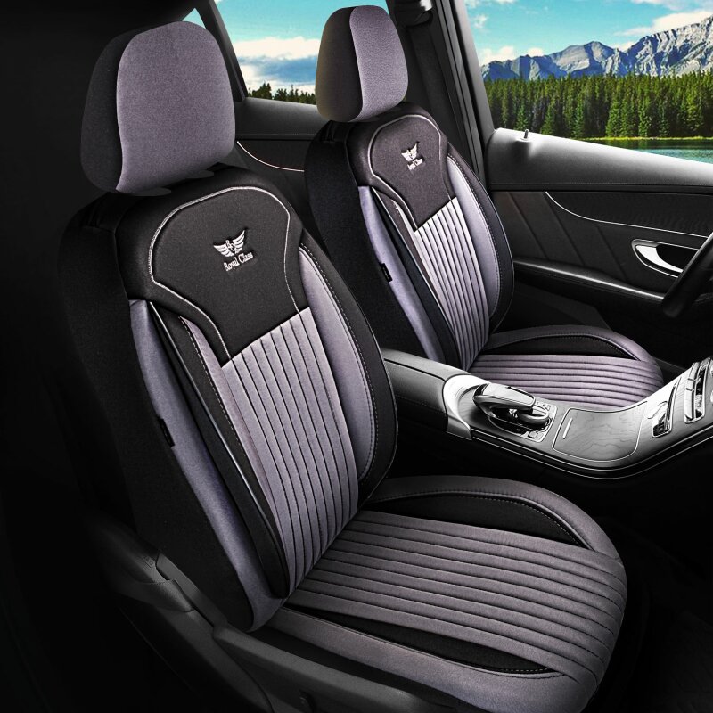 Hochwertige Sitzbezüge für VW Sharan (Schwarz) - RoyalClass