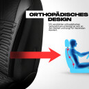 Transporter Sitzbez&uuml;ge f&uuml;r MB Sprinter ab 2018 ma&szlig;geschneidert 2+1 Sitzbank in Schwarz Grau 1181T002A2BL