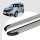 Trittbretter passend für Fiat Doblo ab 11/2009 (Model: LINX, Farbe: Silber) mit ABE