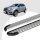 Trittbretter passend für Ford Kuga ab 03/2008-12/2012 (Model: LINX, Farbe: Silber) mit ABE