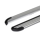 Trittbretter passend f&uuml;r Mercedes GL-Klasse ab 09/2006-06/2012 (Model: LINX, Farbe: Silber)