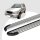 Trittbretter passend für Mercedes ML W163 ab 02/1998-06/2005 (Model: LINX, Farbe: Silber) ABE