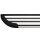 Trittbretter passend für VW Amarok ab 09/2010 (Model: LINX, Farbe: Silber) mit ABE