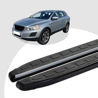 Trittbretter passend für Volvo XC60 ab 12/2017 (Model: DOLU, Farbe: Schwarz)