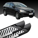 Trittbretter passend f&uuml;r Volvo XC60 ab 12/2017 (Model: LINE, Farbe: Silber)