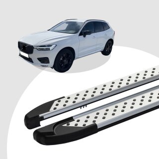 Trittbretter passend für Land Rover Freelander ab 02/1998-10/2006 SOMA Schwarz mIt ABE