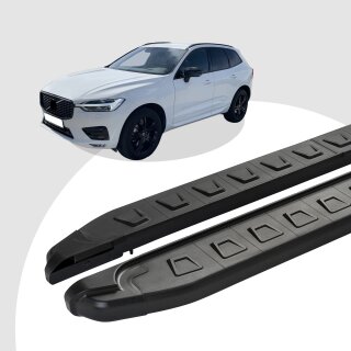 Trittbretter passend für Volvo XC60 ab 12/2017 (Model: NEWS, Farbe: Schwarz)