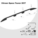 Dachreling passend f&uuml;r Citroen SpaceTourer L3 lang Fl&uuml;gelt&uuml;ren ab 2016 (Schwarz) mit ABE