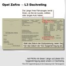 Dachreling passend f&uuml;r Opel Zafira Life L3 lang Fl&uuml;gelt&uuml;ren ab 2019 (Aluminium) mit ABE