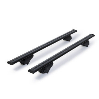 Dachträger passend für Opel Combo Tour ab 2012-2018 offene Dachreling 135 cm Schwarz