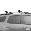 Dachtr&auml;ger passend f&uuml;r Skoda Superb Alldrive Kombi ab 2012-2015 offene Dachreling 115 cm Schwarz