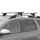 Dachtr&auml;ger passend f&uuml;r Skoda Superb Alldrive Kombi ab 2012-2015 offene Dachreling 115 cm Schwarz