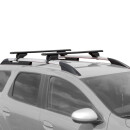 Dachtr&auml;ger passend f&uuml;r Skoda Superb Alldrive Kombi ab 2012-2015 offene Dachreling 115 cm Schwarz