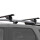 Dachträger passend für Skoda Superb Alldrive Kombi ab 2012-2015 offene Dachreling 115 cm Schwarz
