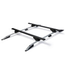 Dachtr&auml;ger passend f&uuml;r Toyota Land Crusier 90   ab 2003+ offene Dachreling 125 cm Schwarz