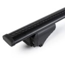 Dachtr&auml;ger passend f&uuml;r Volkswagen Touran ab 2003-2015 offene Dachreling 125 cm Schwarz