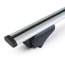 Dachtr&auml;ger passend f&uuml;r Alfa romeo 156 Kombi ab 2006-2011 offene Dachreling 115 cm Silber