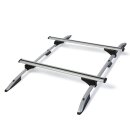 Dachtr&auml;ger passend f&uuml;r Alfa romeo 156 Kombi ab 2006-2011 offene Dachreling 115 cm Silber